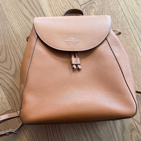 kate spade Handbags - Kate Spade Tan Leather Backpack